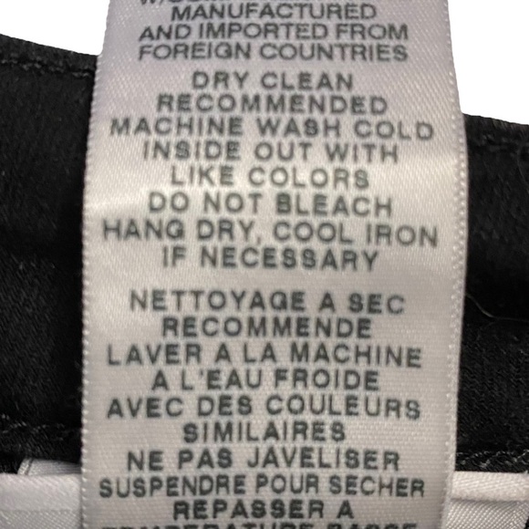 Joe's Twiggy Skinny in Regan Black Flawless Fabric Tall High Rise Jeans 28 - Picture 6 of 16